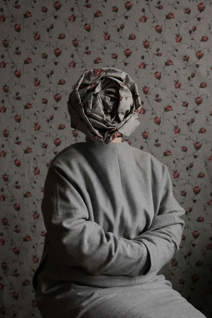 Self-portrait.  I tried to close myself from the world